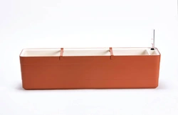 Urbalive - BERBERIS Donica samonawadniająca prostokątna 80 x 20 cm, cynamonowy