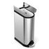 Simplehuman - Kosz na śmieci motylkowy z pedałem, 18 l