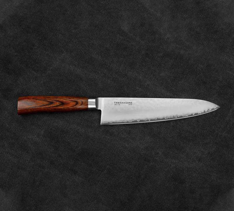 Tamahagane - Tsubame Brown Nóż Szefa 21cm