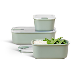 Mepal - Zestaw 3 pojemników na żywność EasyClip 2x700ml 1500 ml Nordic Sage