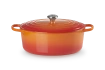 Le Creuset - brytfanna żeliwna emaliowana Signature owalna 33 cm 7,5 l płomienna