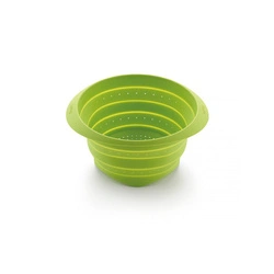 Lékué - Durszlak silikonowy składany, 23 cm, zielony
