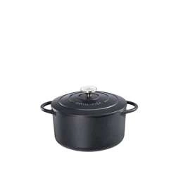 Kuchenprofi - garnek do zapiekania, 4,2 l, śred. 24 cm, czarny Provence