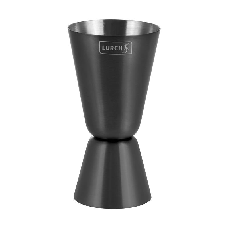 Lurch - miarka do alkoholu, stal nierdzewna, 20/40 ml, śred. 4,5 x 8,5 cm, ciemnoszara Bar