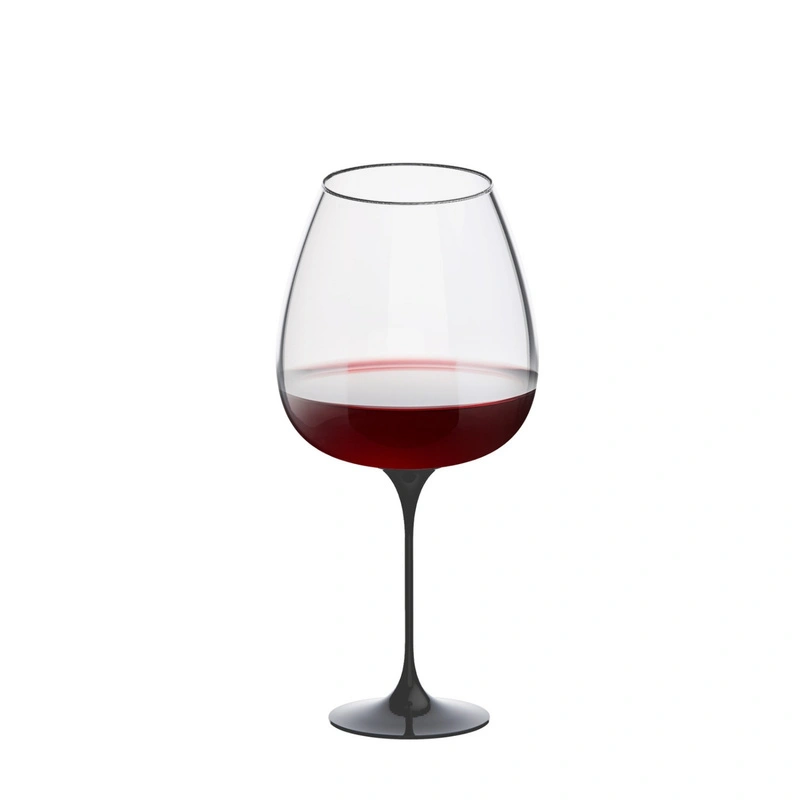 Trebonn - SplitGlass - zestaw 2 czarnych kieliszków Langhe