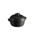 Emile Henry - Garnek ceramiczny "Delight" na indukcję 2,5 L - czarny DP