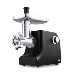 ADE - elektryczna maszynka do mięsa, 37 x 18 x 31,5 cm, aluminium, czarna