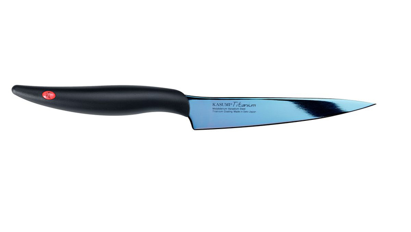 Kasumi - Nóż uniwersalny Titanium dł. 12 cm, niebieski