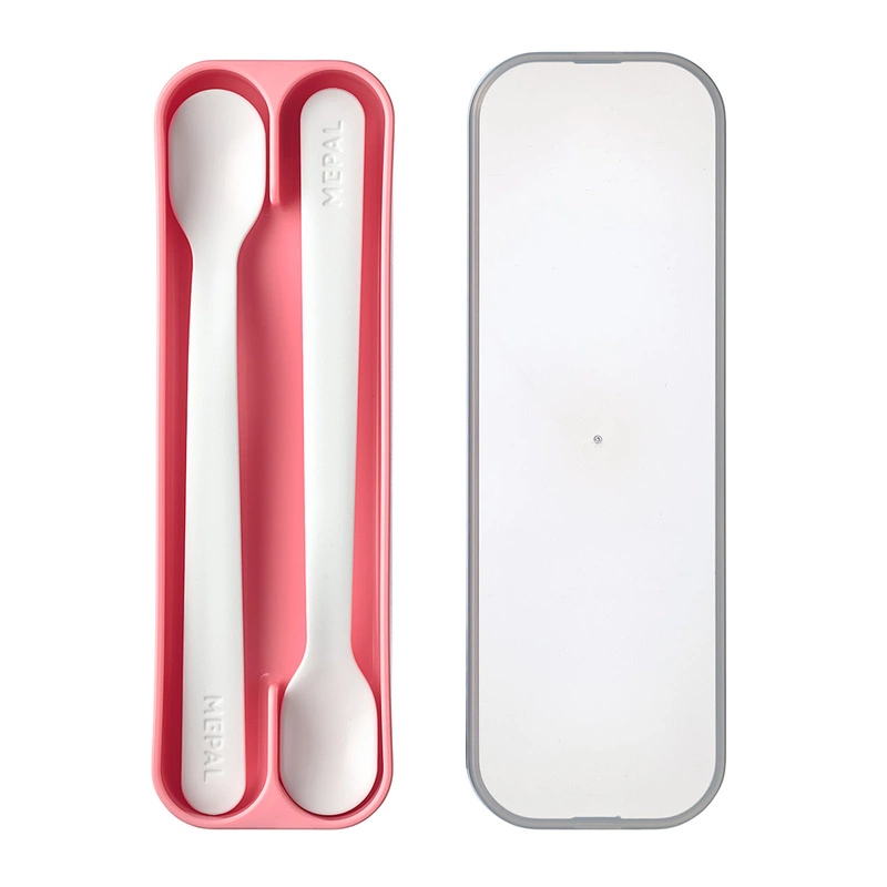 Mepal - 2 Łyżki do karmienia Mio Deep Pink