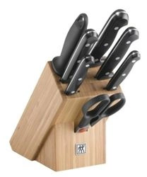 Zwilling - zestaw noży kuchennych w bloku Twin Chef 8 części