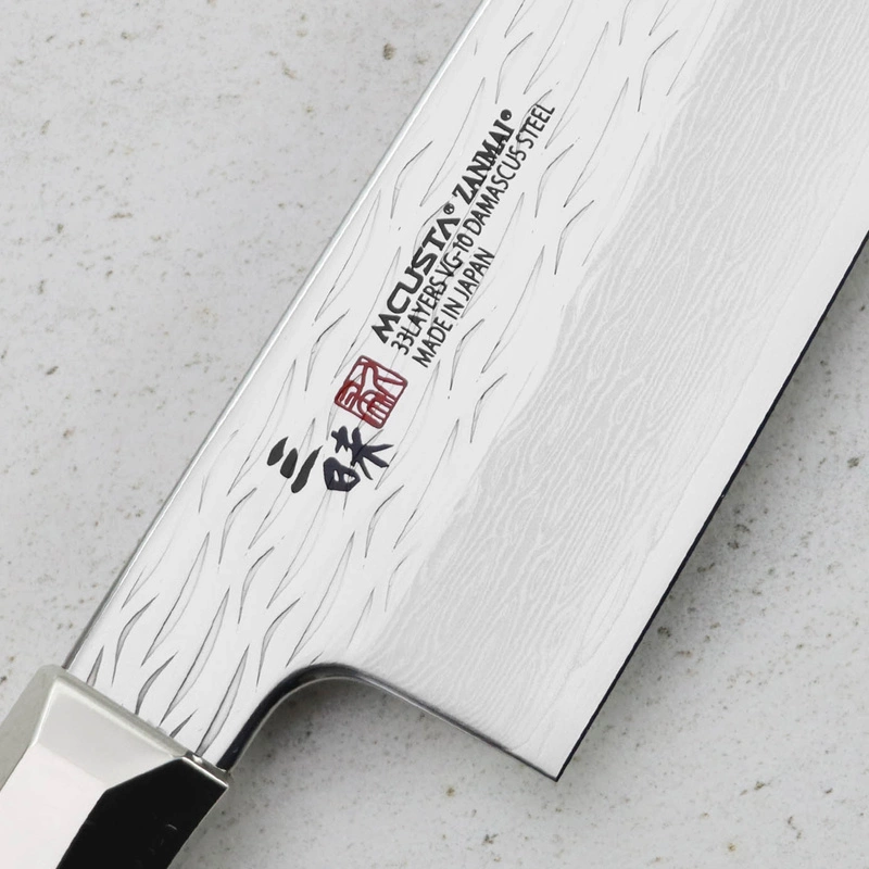 Mcusta Zanmai - VG-10 Supreme Ripple Nóż Santoku 18cm