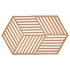Zone Denmark - Podkładka pod naczynia Hexagon 24 cm Terracotta