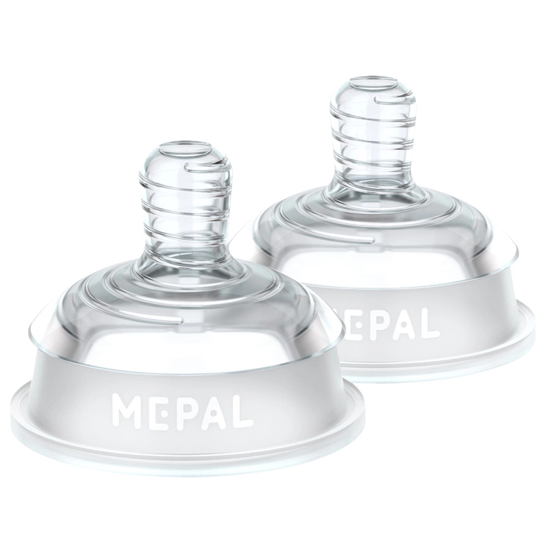 Mepal - Smoczek do karmienia niemowląt ze średnim przepływem 2 szt. Mio