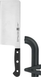 Zwilling - Zestaw Chiński tasak + ostrzałka Gourmet