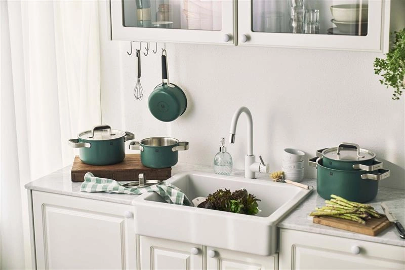 ZWILLING - PURE Zestaw 5 garnków zielone