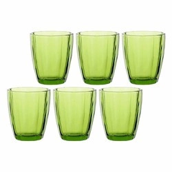 Rose&Tulipani - zestaw 6 szklanek 320 ml zielony Amami