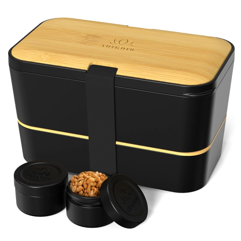 UMAMI - Lunchbox Nestable - Bamboo Black - 1500ml