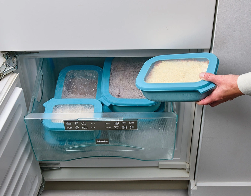 Mepal - Zestaw 3 misek Cirqula prostokątna 750 1500 3000 White