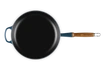 Le Creuset - patelnia żeliwna z drewnianym uchwytem 28 cm nuit