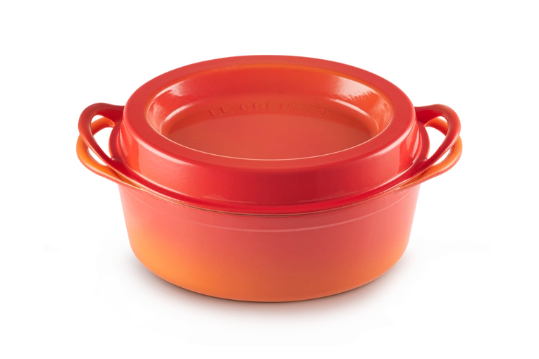 Le Creuset - brytfanna żeliwna Doufeu owalna 32 cm 7,2 l płomienna