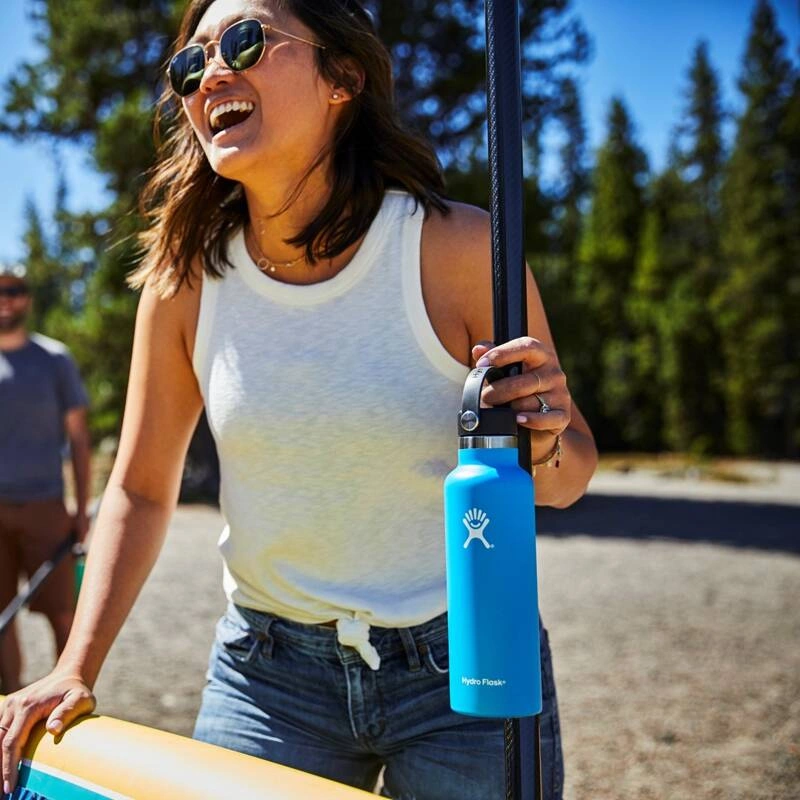 Hydro Flask - Butelka 946 ml Wide Mouth Flex Cap miodowy Fossil