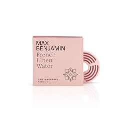 Max Benjamin - Wkład do odświeżacza do samochodu French Linen Water Classic