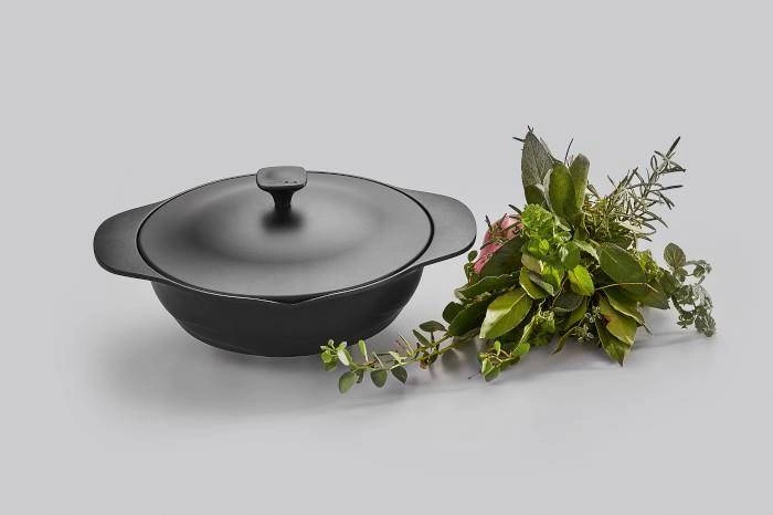 Moneta - Rondel niski z pokrywką 26 cm, Lirica, indukc