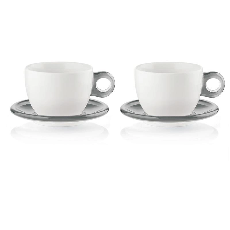 Guzzini - zestaw 2 BREAKFAST CUPS WITH SAUCERS