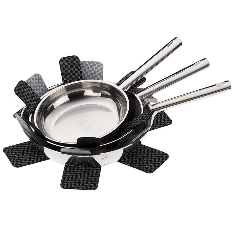 Kela - Zestaw 3 przekładek do patelni czarny Amparo