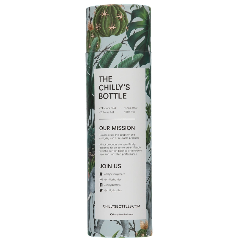 Chilly's Bottles - Butelka termiczna Chilly's Seria Tropical 500ml Elephant