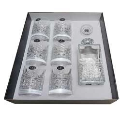 Luigi Bormioli - Komplet do whisky karafka + 6 szklanek Aura