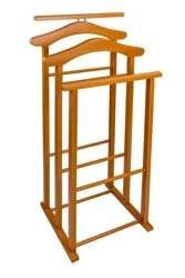 ARREDAMENTI - MAXI Stojak na koszule i garnitur - 102 x 35 cm, Brązowy