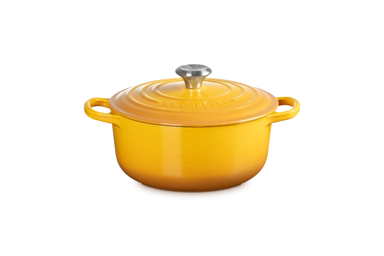 Le Creuset - garnek żeliwny Signature 20 cm 2,4 l nectar
