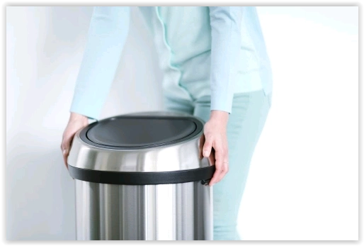Brabantia - Kosz na śmieci Touchbin 60 l stal matowa