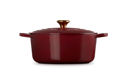 Le Creuset - garnek żeliwny emaliowany Signature 28 garnet