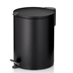 Kela - Kosz na śmieci 5l czarny Mats