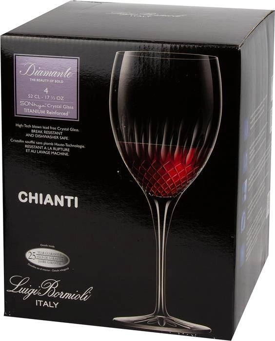 Luigi Bormioli - Kieliszki do czerwonego wina 520 ml Diamante