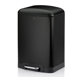 Kela - Kosz na śmieci 12 l czarny Davino