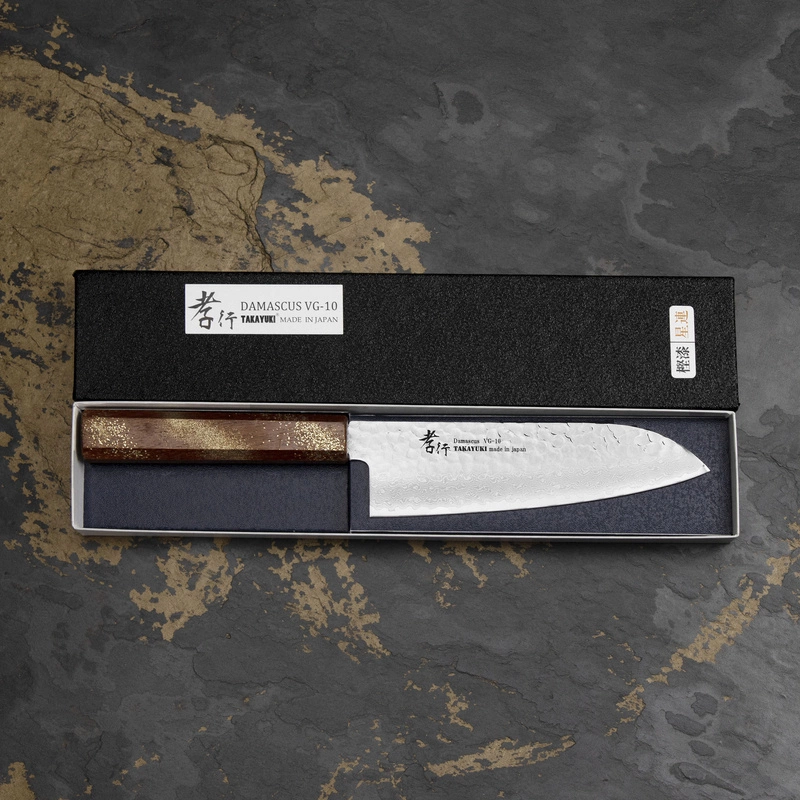 Sakai Takayuki - Urushi VG-10 Sairen Nóż Santoku 17 cm