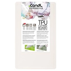 CandL - Duża mata kuchenna do krojenia 53x32,5 biała