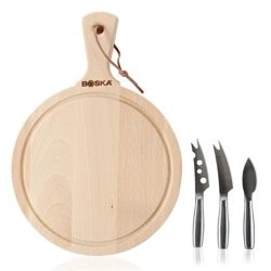Boska - Zestaw do sera Amigo, deska + 3 noże