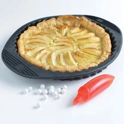 Mastrad - SILIKONOWA FORMA OKRĄGŁA DO TARTgrafitowy