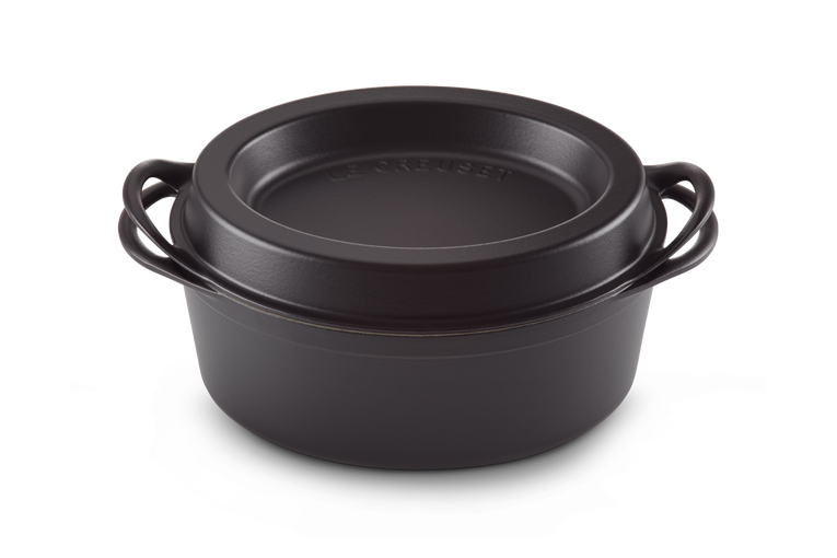 Le Creuset - brytfanna żeliwna Doufeu owalna 32 cm 7,2 l czarna