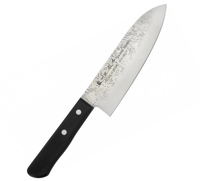 Satake - Nashiji Black Pakka Nóż Santoku 17cm