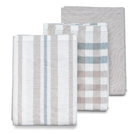 Kela - Zestaw ścierek kuchennych 3el. j.szary Pasado