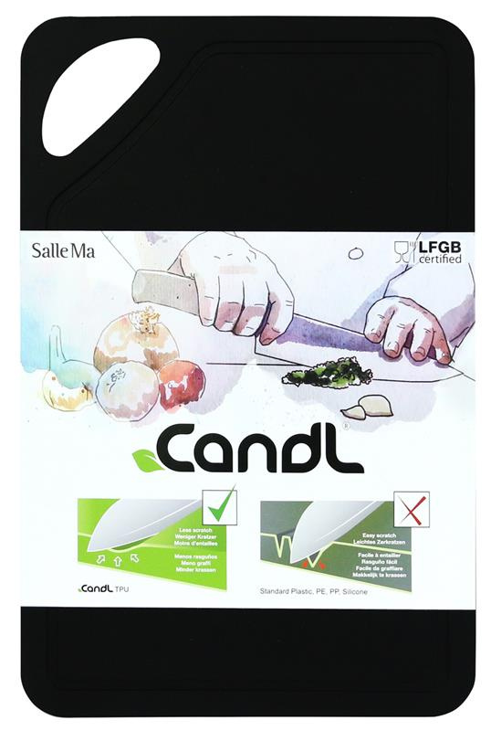 CandL - Mata kuchenna do krojenia 26x17 czarna