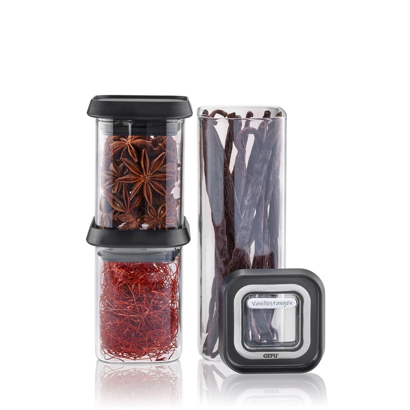 GEFU - 3 x pojemniki do przechowywania żywności PANTRY