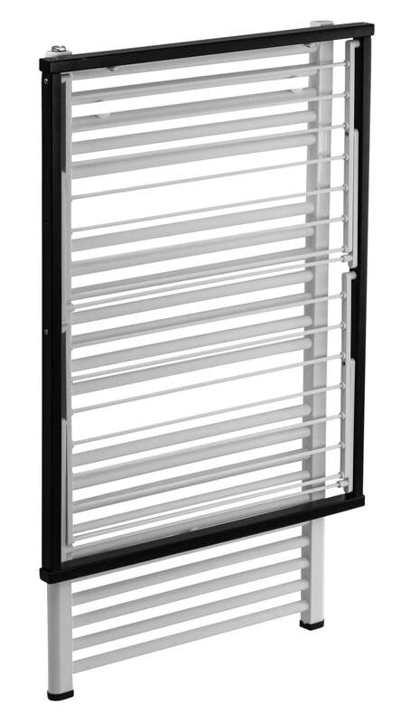 ARREDAMENTI - KLAUS Suszarka na pranie na kaloryfer - 89 x 68 cm, Czarny