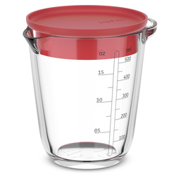 Mepal - Dzbanek z miarką i pokrywką Chef It 500 ml Coral