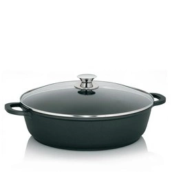 Kela - Naczynie do serwowania+pokryw.7l czarneKerros